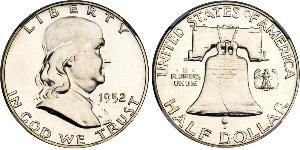 1/2 Доллар США (1776 - ) Серебро Франклин Делано Рузвельт (1882-1945)