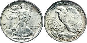 1/2 Доллар США (1776 - ) Серебро 