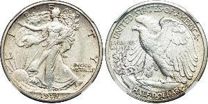 1/2 Доллар США (1776 - ) Серебро 