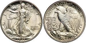 1/2 Доллар США (1776 - ) Серебро 