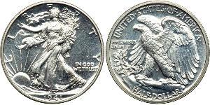 1/2 Доллар США (1776 - ) Серебро 