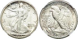 1/2 Доллар США (1776 - ) Серебро 