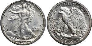 1/2 Доллар США (1776 - ) Серебро 