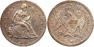 1/2 Доллар США (1776 - ) Серебро 