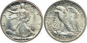 1/2 Доллар США (1776 - ) Серебро 