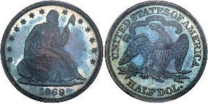 1/2 Доллар США (1776 - ) Серебро 