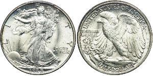 1/2 Доллар США (1776 - ) Серебро 