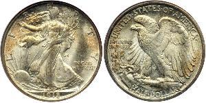 1/2 Доллар США (1776 - ) Серебро 