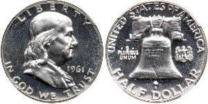 1/2 Доллар США (1776 - ) Серебро Франклин Делано Рузвельт (1882-1945)