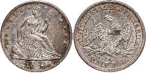 1/2 Доллар США (1776 - ) Серебро 
