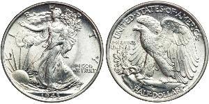 1/2 Доллар США (1776 - ) Серебро 