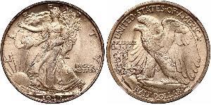 1/2 Доллар США (1776 - ) Серебро 