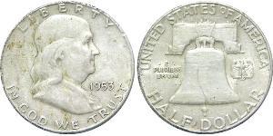 1/2 Доллар США (1776 - ) Серебро Франклин Делано Рузвельт (1882-1945)