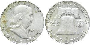 1/2 Доллар США (1776 - ) Серебро Франклин Делано Рузвельт (1882-1945)
