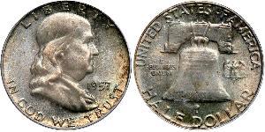 1/2 Доллар США (1776 - ) Серебро Франклин Делано Рузвельт (1882-1945)