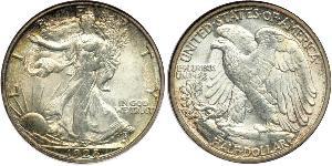 1/2 Доллар США (1776 - ) Серебро 