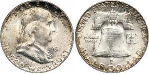 1/2 Доллар США (1776 - ) Серебро Франклин Делано Рузвельт (1882-1945)