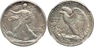 1/2 Доллар США (1776 - ) Серебро 