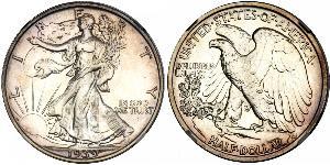 1/2 Доллар США (1776 - ) Серебро 