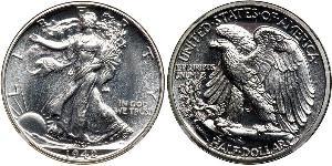 1/2 Доллар США (1776 - ) Серебро 