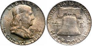 1/2 Доллар США (1776 - ) Серебро Франклин Делано Рузвельт (1882-1945)