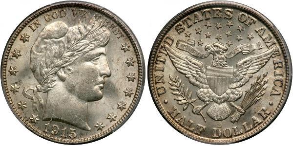 1/2 Доллар США (1776 - ) Серебро 