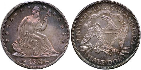 1/2 Доллар США (1776 - ) Серебро 
