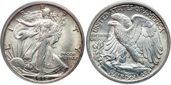 1/2 Доллар США (1776 - ) Серебро 