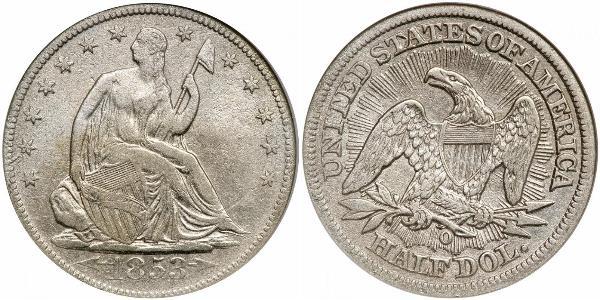 1/2 Доллар США (1776 - ) Серебро 