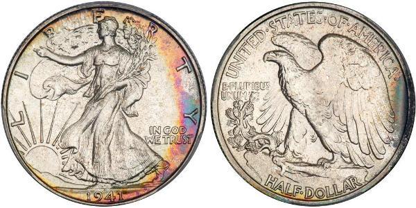 1/2 Доллар США (1776 - ) Серебро 