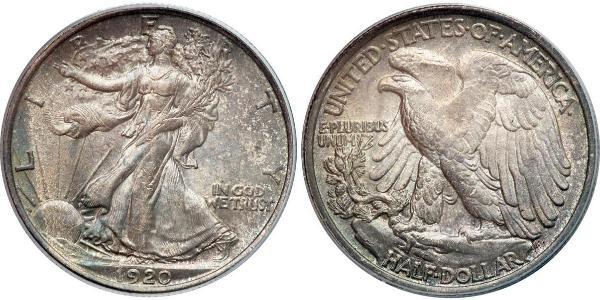 1/2 Доллар США (1776 - ) Серебро 