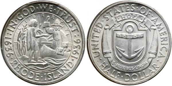1/2 Доллар США (1776 - ) Серебро 