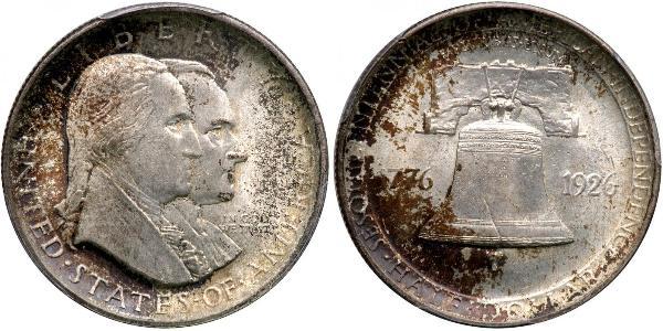 1/2 Доллар США (1776 - ) Серебро Джордж Вашингтон