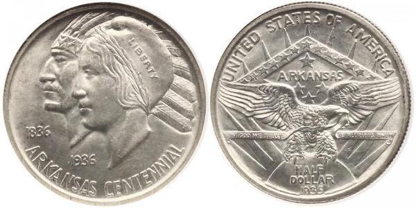 1/2 Доллар США (1776 - ) Серебро 