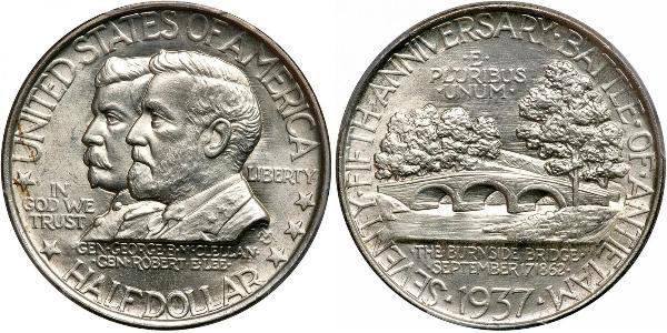 1/2 Доллар США (1776 - ) Серебро 