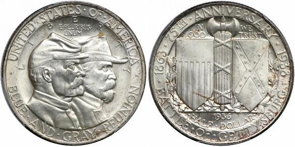 1/2 Доллар США (1776 - ) Серебро 