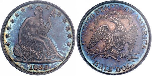1/2 Доллар США (1776 - ) Серебро 