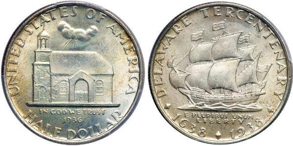 1/2 Доллар США (1776 - ) Серебро 