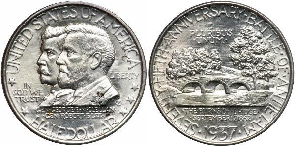 1/2 Доллар США (1776 - ) Серебро 