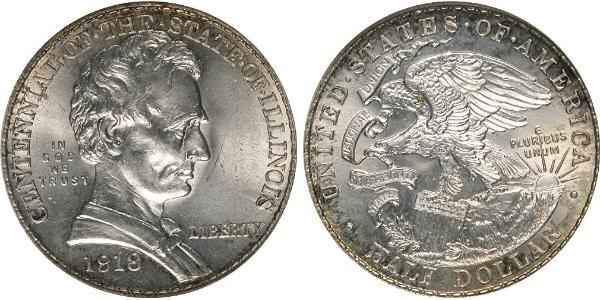 1/2 Доллар США (1776 - ) Серебро 