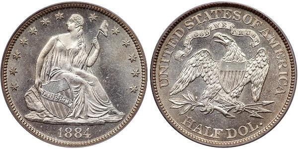 1/2 Доллар США (1776 - ) Серебро 