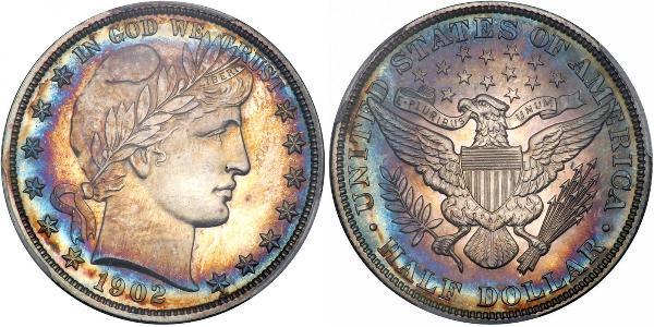 1/2 Доллар США (1776 - ) Серебро 