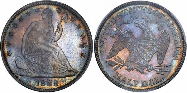 1/2 Доллар США (1776 - ) Серебро 