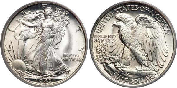1/2 Доллар США (1776 - ) Серебро 