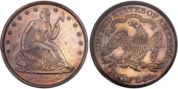 1/2 Доллар США (1776 - ) Серебро 
