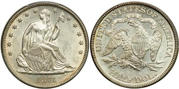 1/2 Доллар США (1776 - ) Серебро 