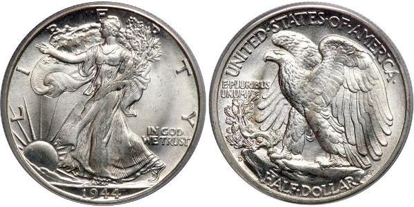 1/2 Доллар США (1776 - ) Серебро 