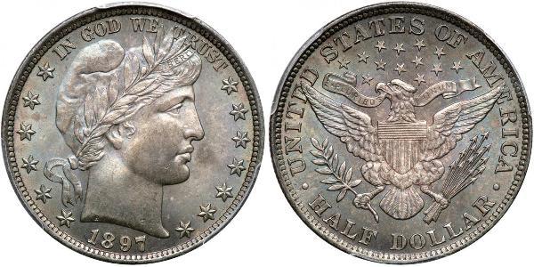 1/2 Доллар США (1776 - ) Серебро 
