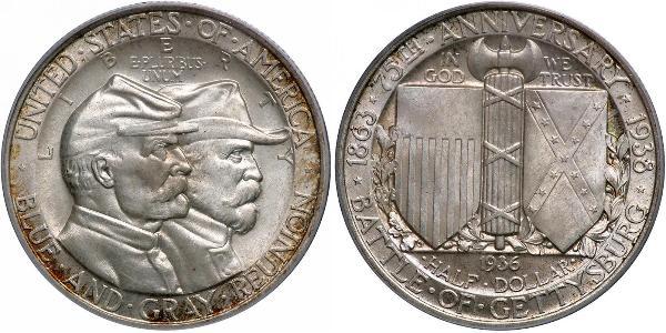 1/2 Доллар США (1776 - ) Серебро 
