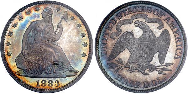 1/2 Доллар США (1776 - ) Серебро 